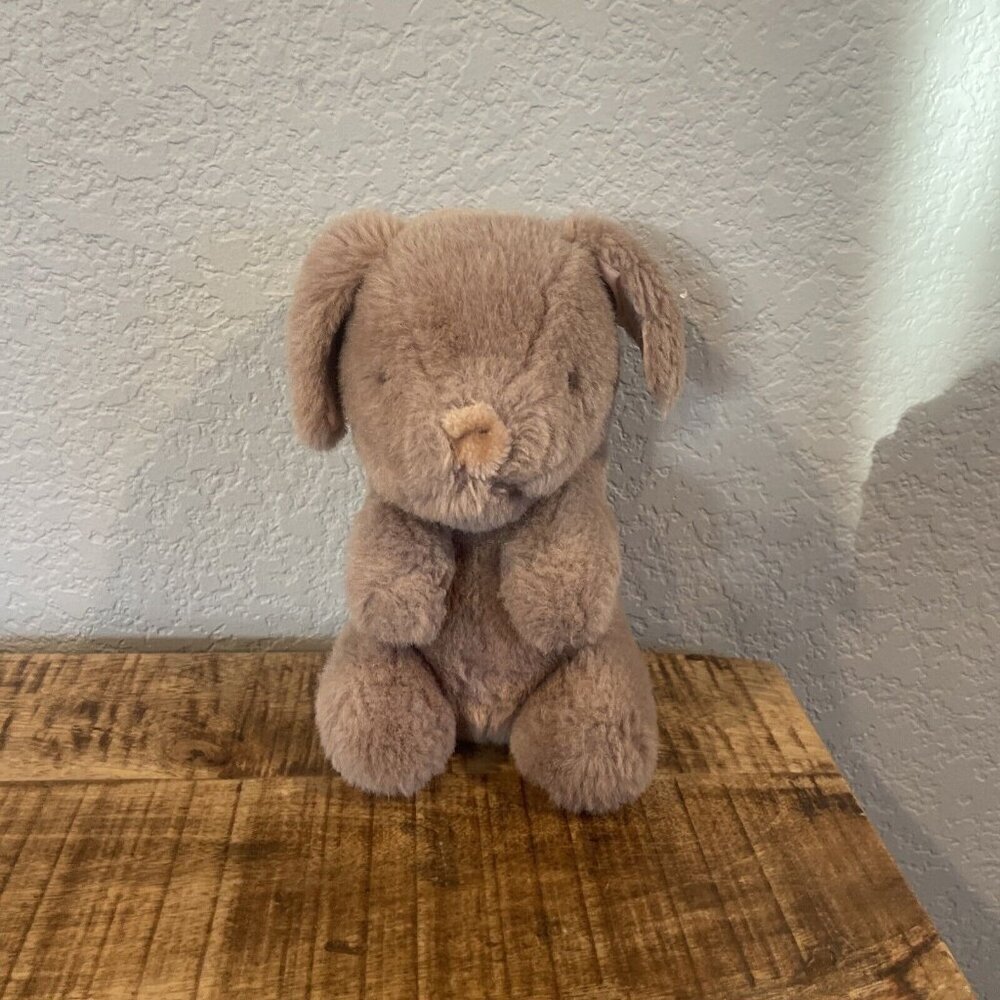 Vintage 1980 GUND “Hamlet” the Pig 7” Plush Pink Satin Ears Korea Stuffed Toy